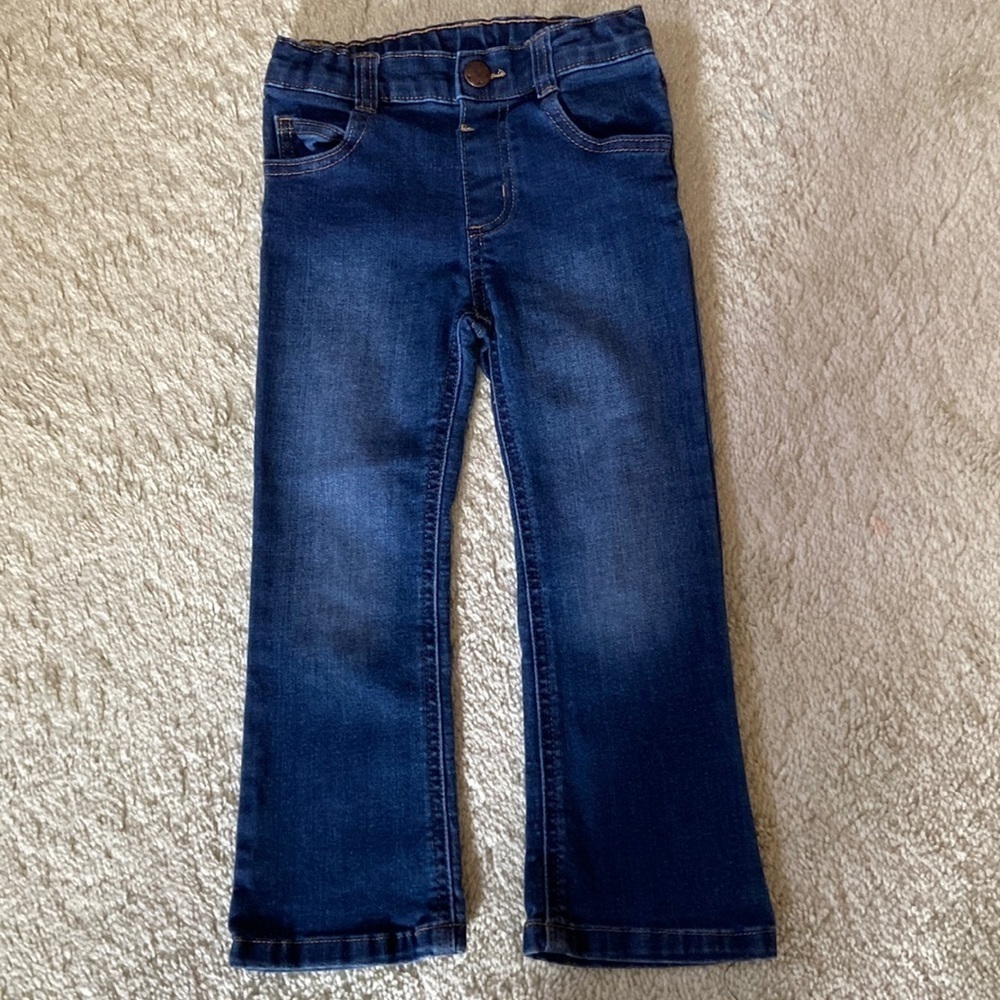 Garanimals Jeans Adjustable Waist, Pull on Snap Closure 4T